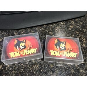 2 complete sets of Tom and Jerry trading cards SEALED 60 cards each